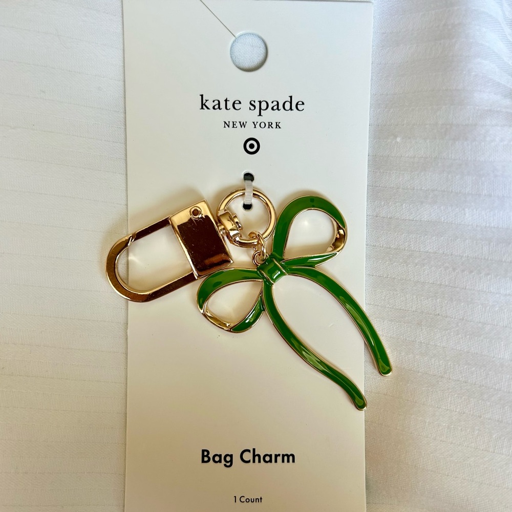 Kate Spade Target Green Bow Bag Charm